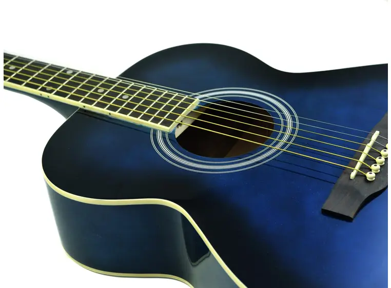 Dimavery AW-303 western-guitar, blueburst 